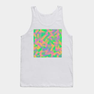 Pencil Abstract Draw Fashion Neon Tank Top